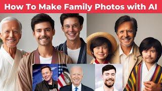 How to Make Family Photos with Bing AI and Remake AI | How to swap your face into any photo with AI