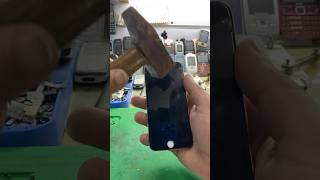 How to break a screen with a hammer #mobile #smartphone #phonerepair #reels