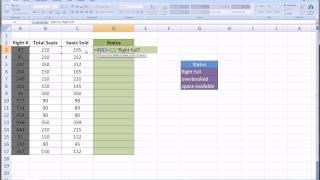 Excel Nested IF function