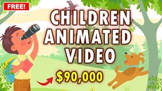 Earn Money Create Kids Animated Video!