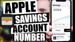 How to Find Your Apple Savings Account & Routing Number