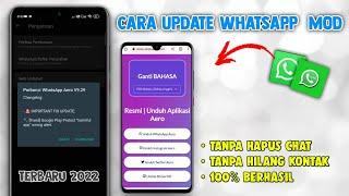 Cara Update WhatsApp Aero V9.29| Update Whatsapp Aero| Cara Update WhatsApp Aero mod