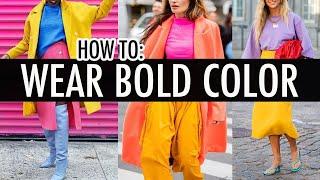 How to Wear Bold Color! Spring 2022 Color Trends *How to Colorblock and wear Monochrome Outfits