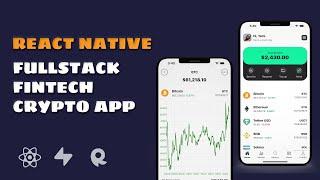 Build a FullStack Fintech Crypto App || React Native and Expo Projects | Beginner 2024