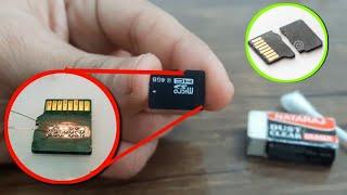 repair broken memory card | crack memory card recovery | corrupted data recover