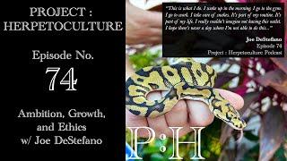 Project: Herpetoculture, Episode No. 74: Ambition, Growth, and Ethics w/ Joe DeStefano