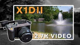 Hasselblad X1dii -2.7k VIDEO test