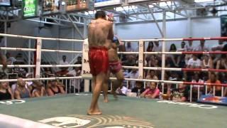 Aaron Sinbi Muay Thai wins via TKO @ Bangla Stadium