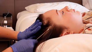 [ASMR] Detailed Scalp Check, Sensory Testing & Head Massage
