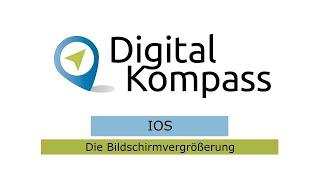 Vergrößernde Sehhilfen auf IOS Smartphones und Tablets