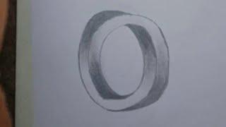 How to draw a Simple Optical illusion: The Impossible Oval: Narrated