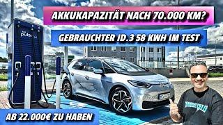 Gebrauchtes Elektroauto VW ID.3 58 kWh Akku mit 70.000 km im Check #elektroauto #vw