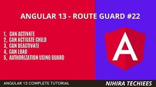 Route guard in angular 13 | role based authentication implementation| angular 13 tutorial #19