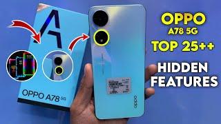 Oppo A78 Top 25+ Hidden Features | Part 2 | Oppo A78 Tips And Tricks | Oppo A78 5G