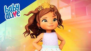 Baby Alive em Português Brasil  A Boneca Princesa Ellie Crescendo  Desenhos Animados Infantil 