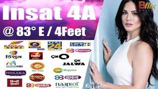 83E Gsat-30/Insat4a Latest Update Mpeg2 Set top Box Tv Channels || All FTA Channel list