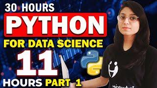 Python for Data Science for Beginners 2023 | Beginner to Advance | Part-1 | Python with Projects