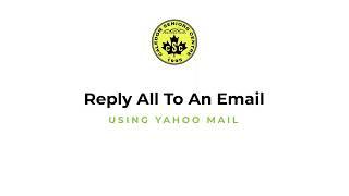 Using Yahoo Mail: Reply All To An Email