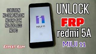 MIUI 11 REDMI 5A (MCE3B) Bypass FRP Unlock Google Account NEW Method 2020