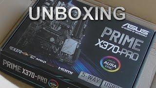 Asus Prime X370-PRO Gaming Mainboard Sockel AM4 ;_) UNBOXING 2017