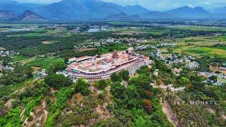 4K drone view of Palani Murugan Temple