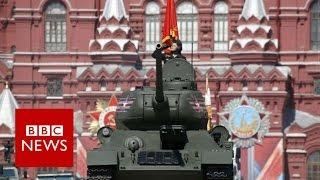 Inside Red Square for Victory Day parade - BBC News