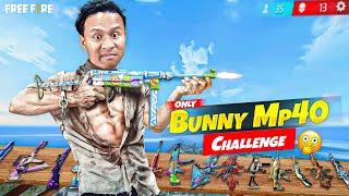 Bunny Mp40 Only Challenge in Solo Vs Squad  Golden Hiphop Gameplay in Ind Server - Free Fire Max