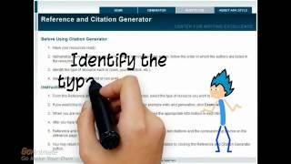 Reference and Citation Generator