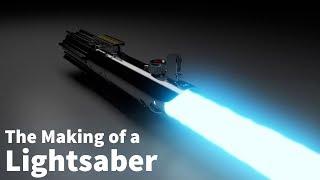 The Making of a Lightsaber - Cinema 4D and Vray "build in" animation