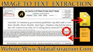 Image To Text Converter Software For PC | Image To Text Conversion Software For PC