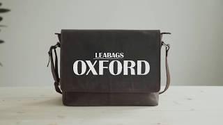 LEABAGS Oxford Umhängetasche 13 Zoll Laptoptasche im Vintage Look