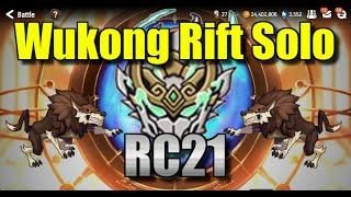 RC21 Wukong Solos Rift (Tips and tricks to maximize 1-turn RC21 Rift clears)