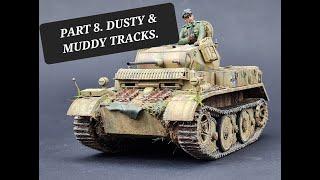 HOW TO PAINT DUSTY AND MUDDY TRACKS. Academy LUCHS PANZER II