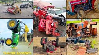 DANGEROUS TRACTOR ACCIDENT || DRIVER मरते - मरते बचा। sahil nain