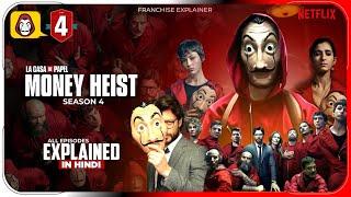 Money Heist Season 4 Complete Series Explained in Hindi |Netflix Series हिंदी / उर्दू | Hitesh Nagar