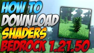 How To Download Shaders For Minecraft 1.21.50 Bedrock PC (2024)