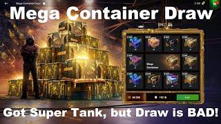 World of Tanks Blitz - Mega Container Draw! Playing to the end. Won BEST Tank, but this draw is BAD!