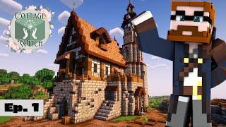 Entering a Magical World 🪄 Cottage Witch Modded Minecraft - Episode 1