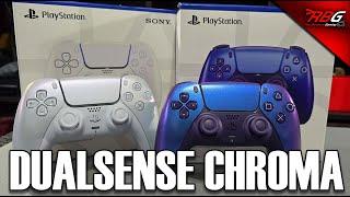 NEW PS5 DualSense Controller Unboxing - Chroma Indigo & Chroma Pearl