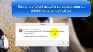 rundll error fix windows 8.1