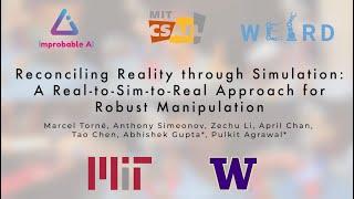 Reconciling Reality through Simulation: A Real-to-Sim-to-Real Approach for Robust Manipulation