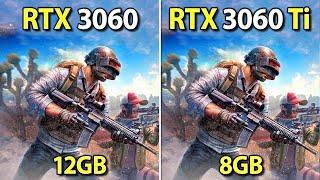 RTX 3060 vs 3060 Ti - Tested in 12 Games (2025)