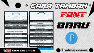 Cara Menambahkan Font di Pixellab