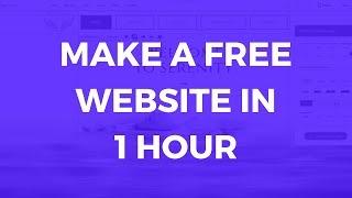 How to Make a Free Website with Wix in 1 Hour? Wix Tutorial