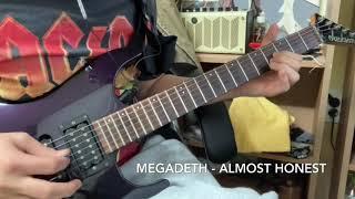 Megadeth - Almost Honest (Solo cover/Jackson Professional th-1)