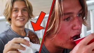 HE TRIED THE ONE CHIP CHALLENGE!!