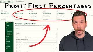 How I Figured Out My PROFIT FIRST Percentages For My Business