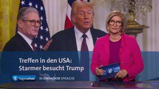 tagesschau in Einfacher Sprache 19:00 Uhr, 28.02.2025