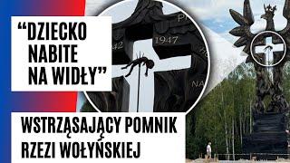 Odsłonięto pomnik upamiętniający RZEŹ WOŁYŃSKĄ! Monument wzbudził sporo KONTROWERSJI | FAKT.PL