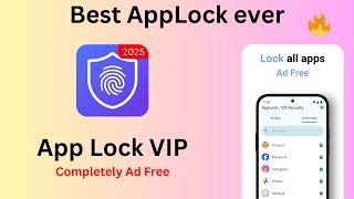 Best AppLock Ever!  Completely ad free